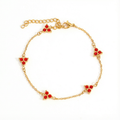 Fire Clover Bracelet | Gold