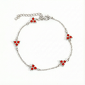 Fire Clover Bracelet | Silver