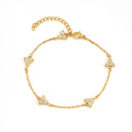 Ice Clover Bracelet | Gold