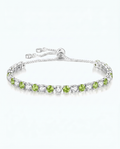 Lime Ice Tennis Bracelet | August