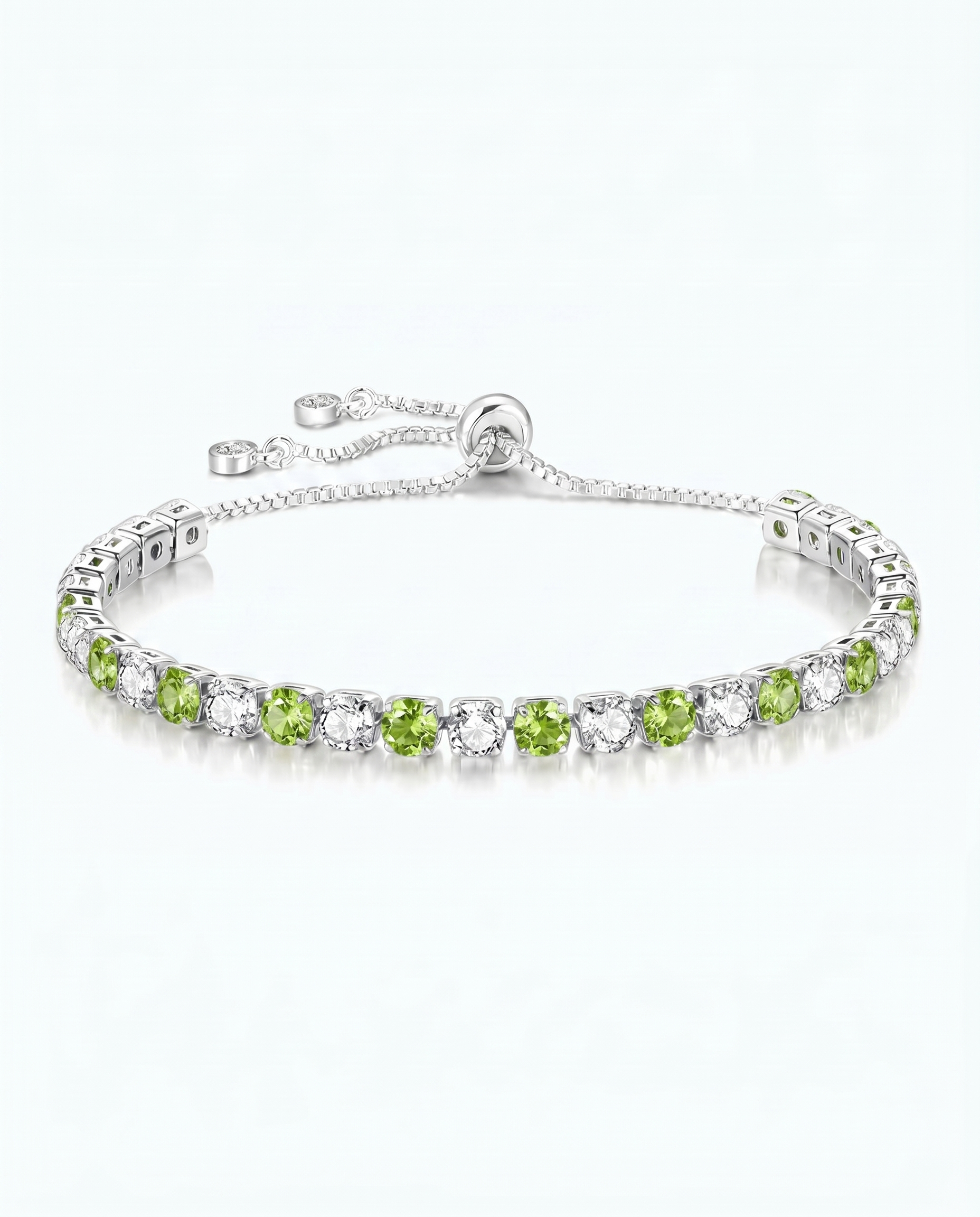 Lime Ice Tennis Bracelet | August