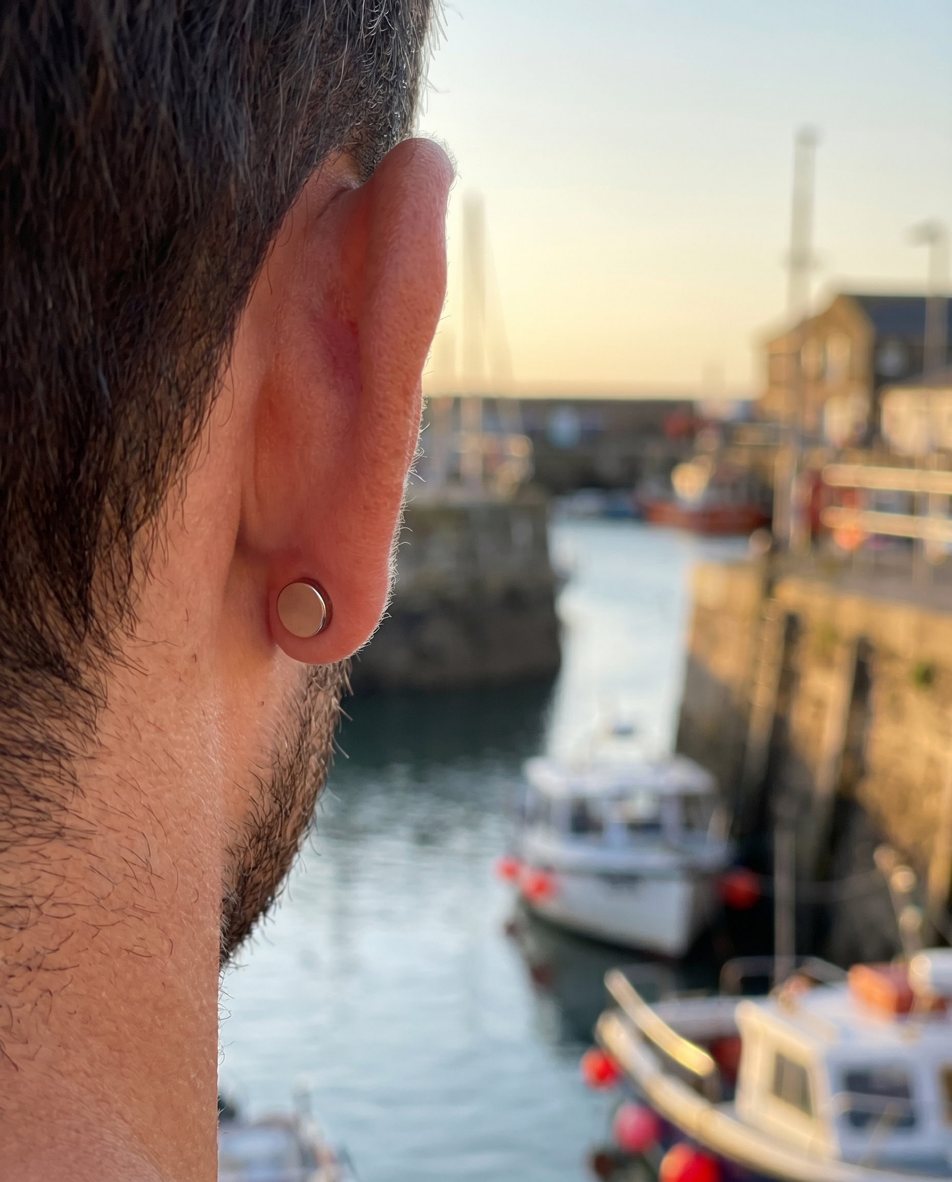 5mm Zircon Cushion Cut Stud Earrings | Silver