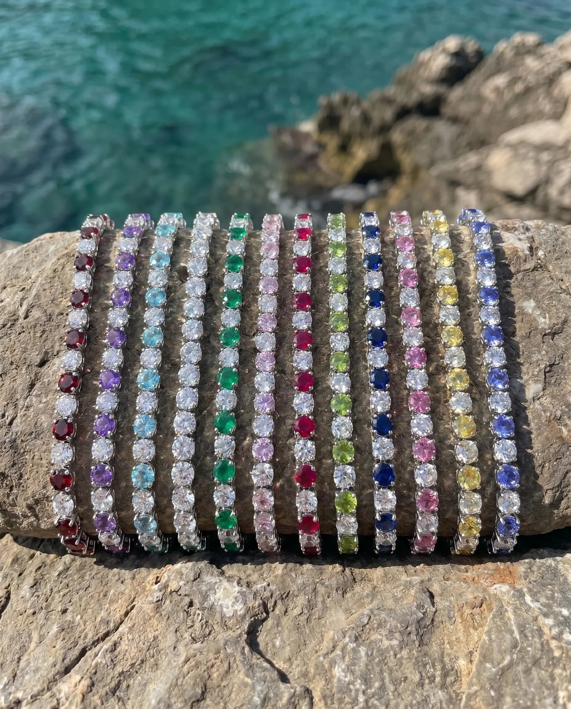 Emerald Ice Tennis Bracelet | May