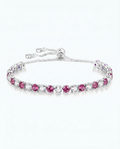 Pink Ice Tennis Bracelet | June