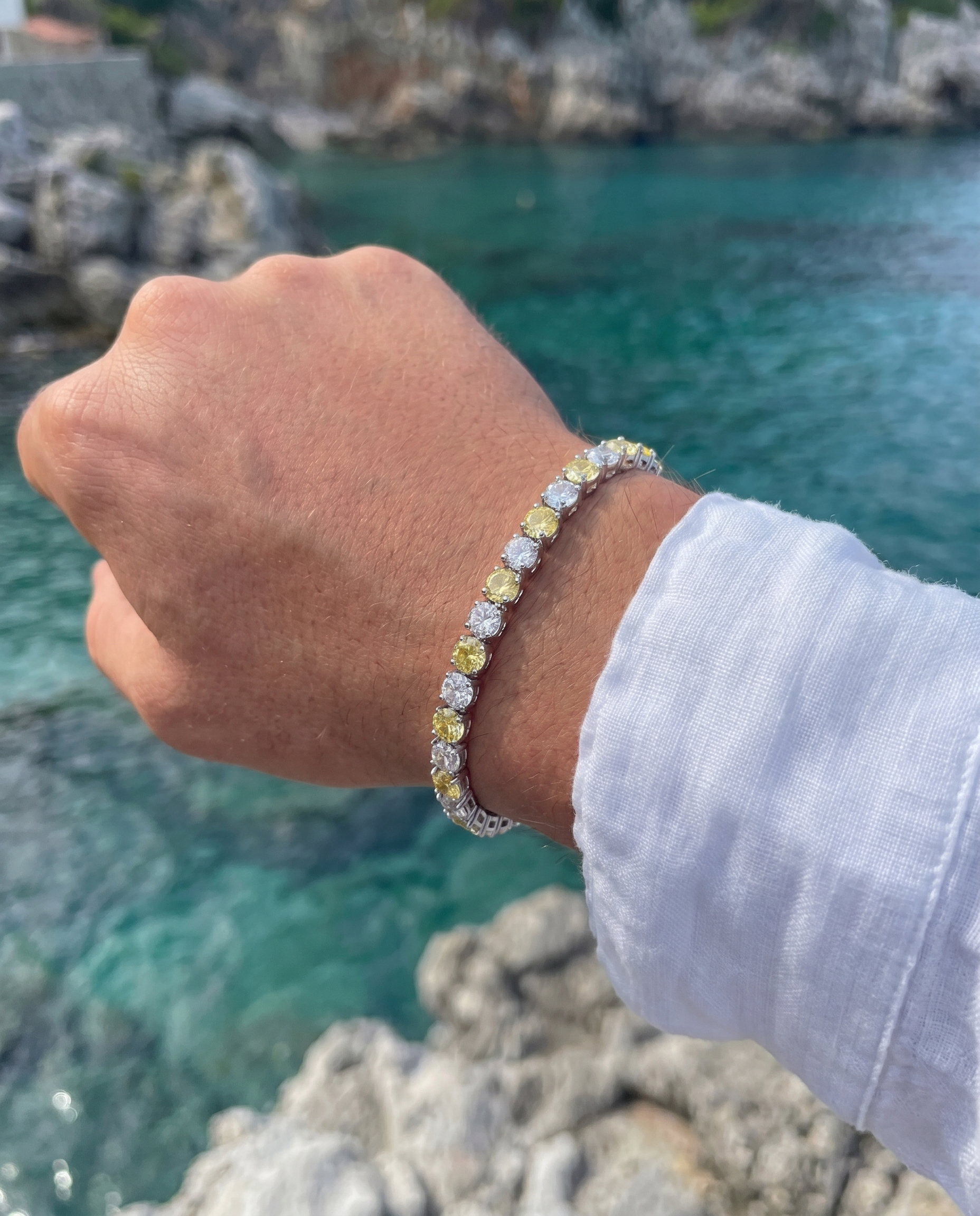 Citrus Ice Tennis Bracelet | November
