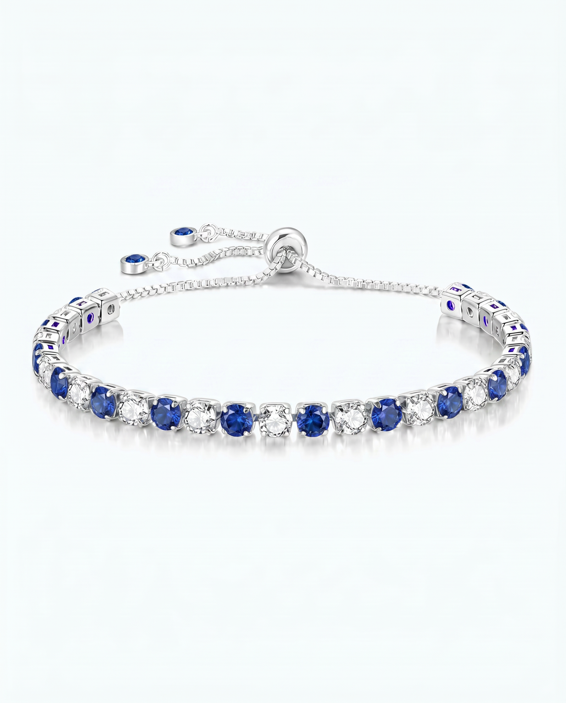 Sapphire Ice Tennis Bracelet | September